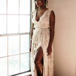 Floral Wedding Dress by Anna Skoblikova