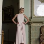 Yunona - An unusual design idea applied in a skirt makes a simple dress spectacular and feminine - Anna Skoblikova - High low wedding dress - Simple wedding dress