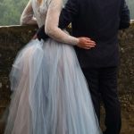 Blue Wedding Dress - 0019 by Anna Skoblikova