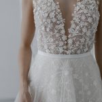 Floral embroidered wedding dress   Anna Skoblikova  0219 | Photo 3